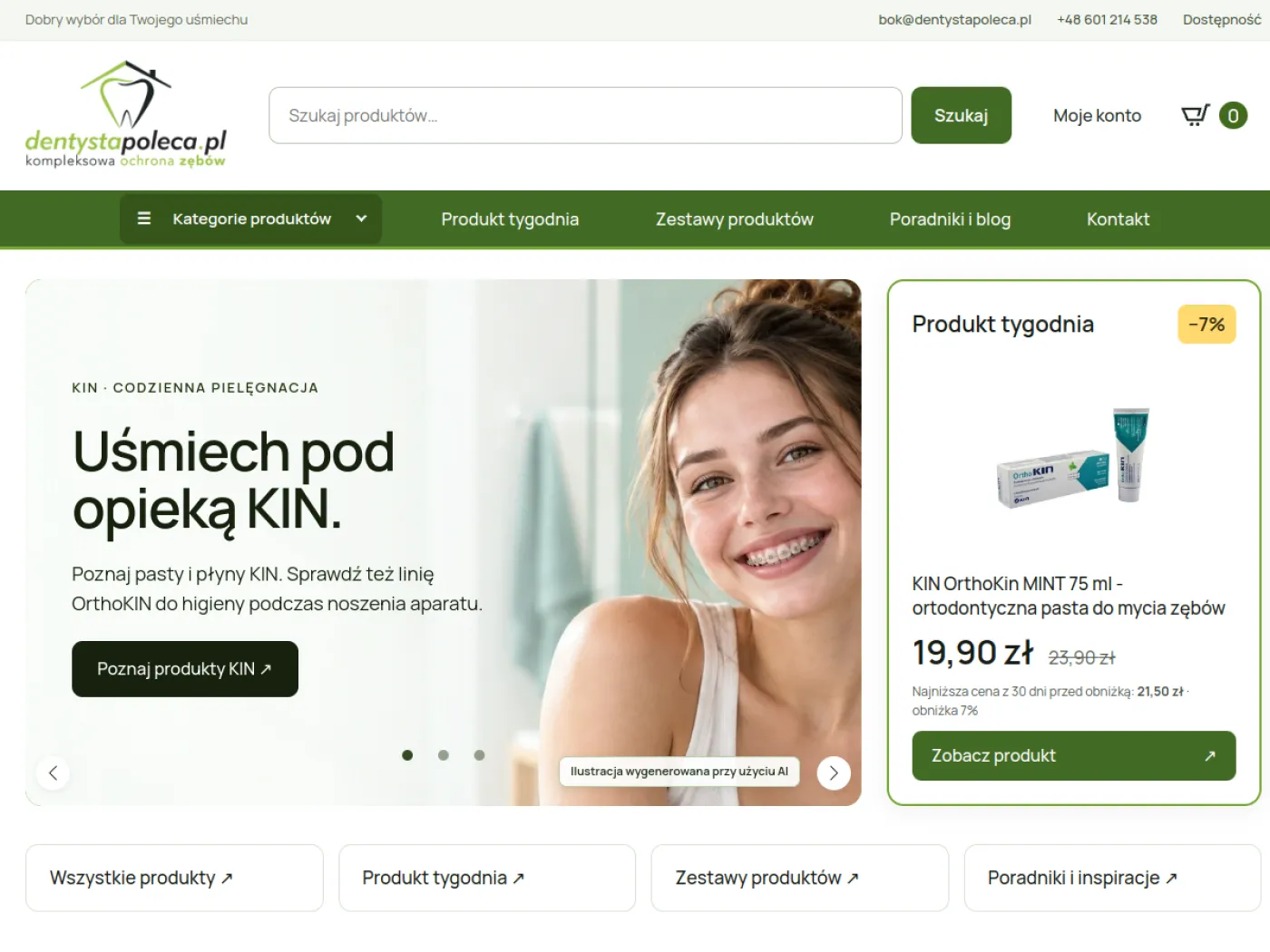 DentystaPoleca.pl – realizacja Domenafirmy