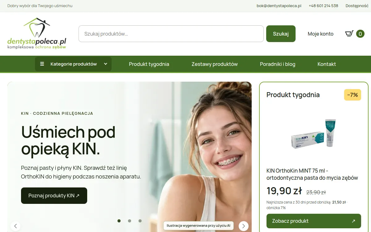 Sklep internetowy DentystaPoleca.pl