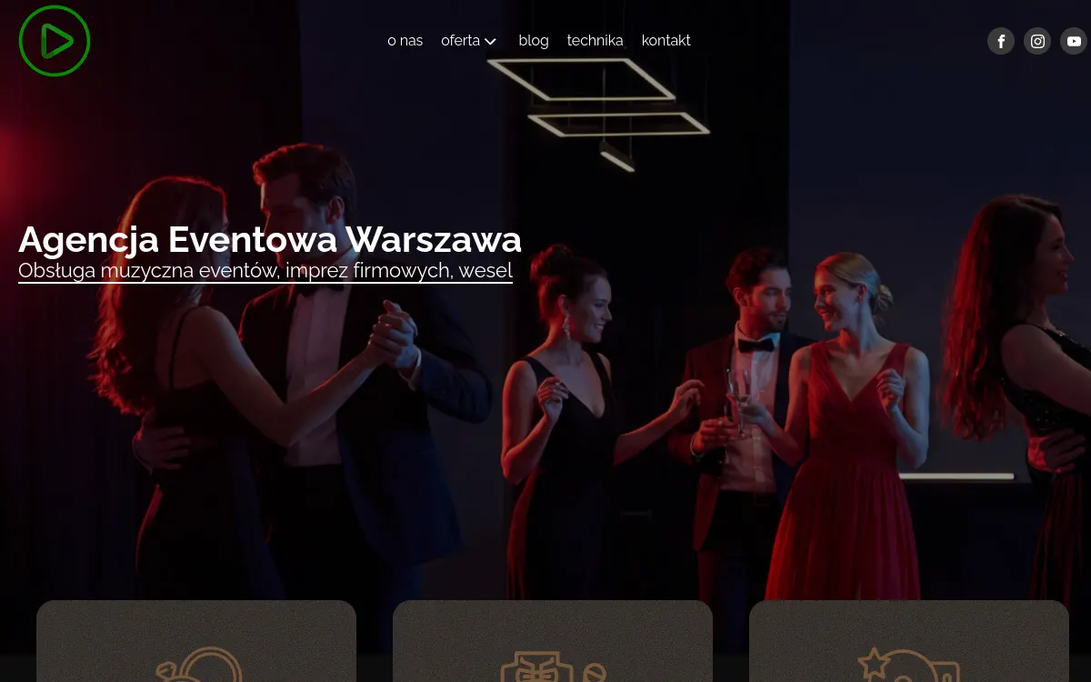 Podgląd strony Playevents.pl